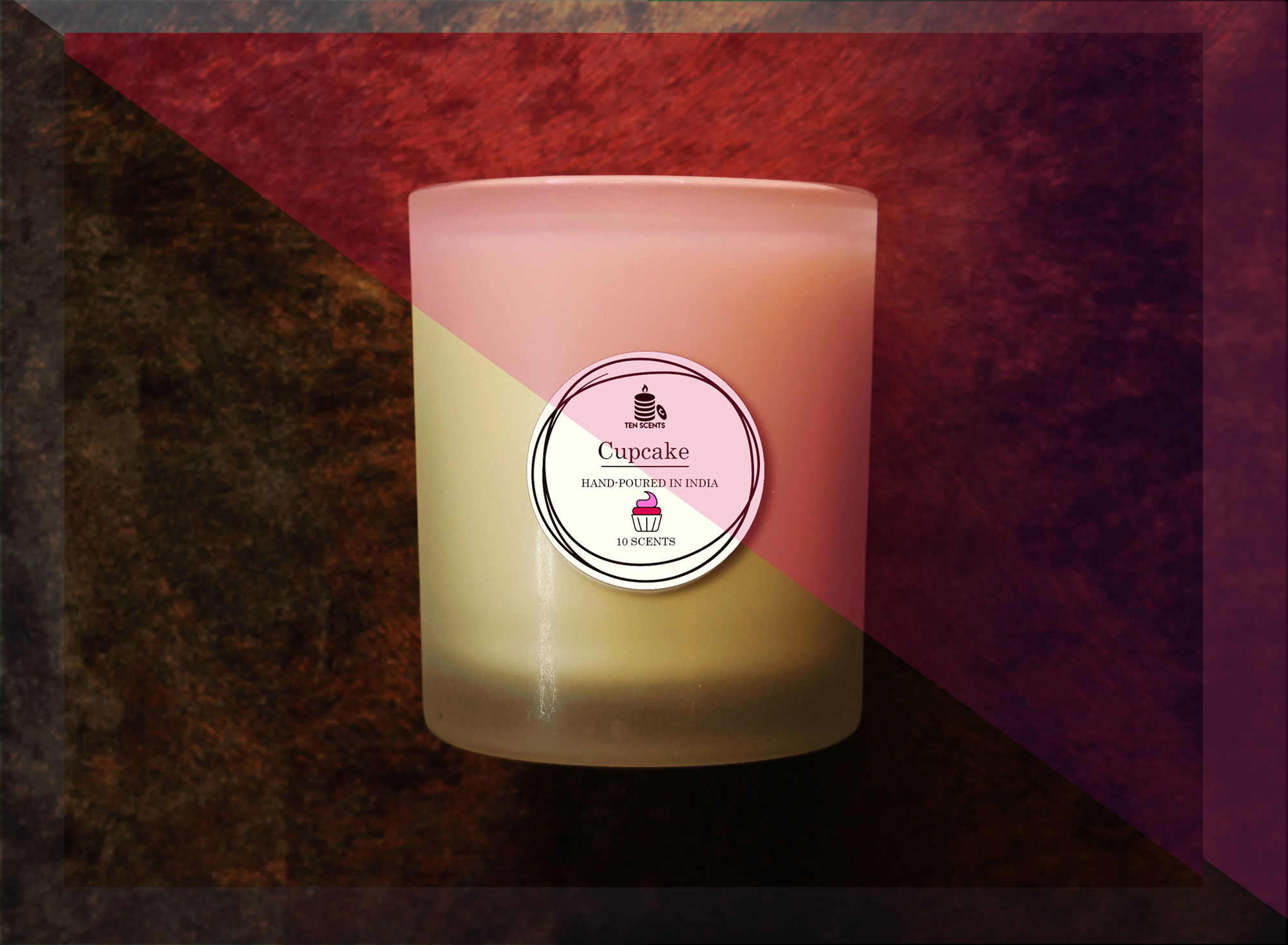 Cupcake 200ml Candle