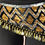 Thumbnail: Gold, Black and Silver Sequin Diamond Hip Scarf
