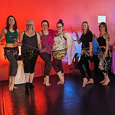 Beginner belly dance learnt some Saidi cane moves!