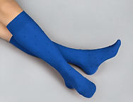 Punteado azul Calcetines