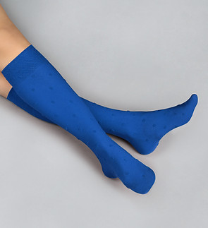 Blue Compression Socks