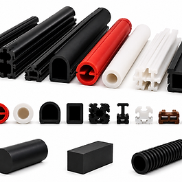 EPDM
Hule Nitrilo (NBR)
Neopreno (CR)
Silicón (VMQ)
Hule Natural (NR)
Vitón® (FKM)
Poliuretano (PU)
SBR y otros elastómeros especiales