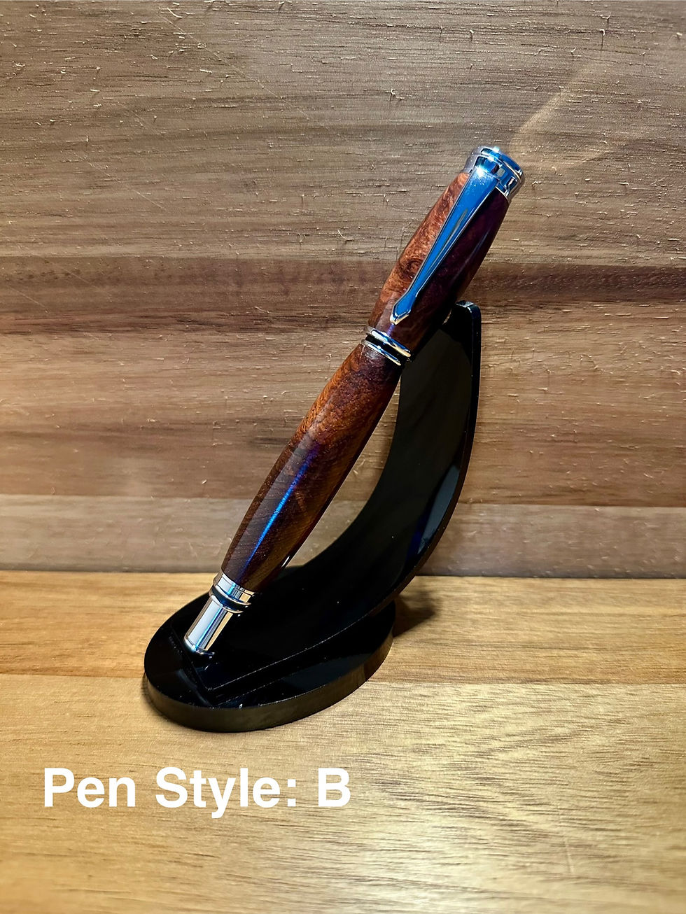 Thumbnail: Executive Rollerball Pen in Honduran Rosewood Burl