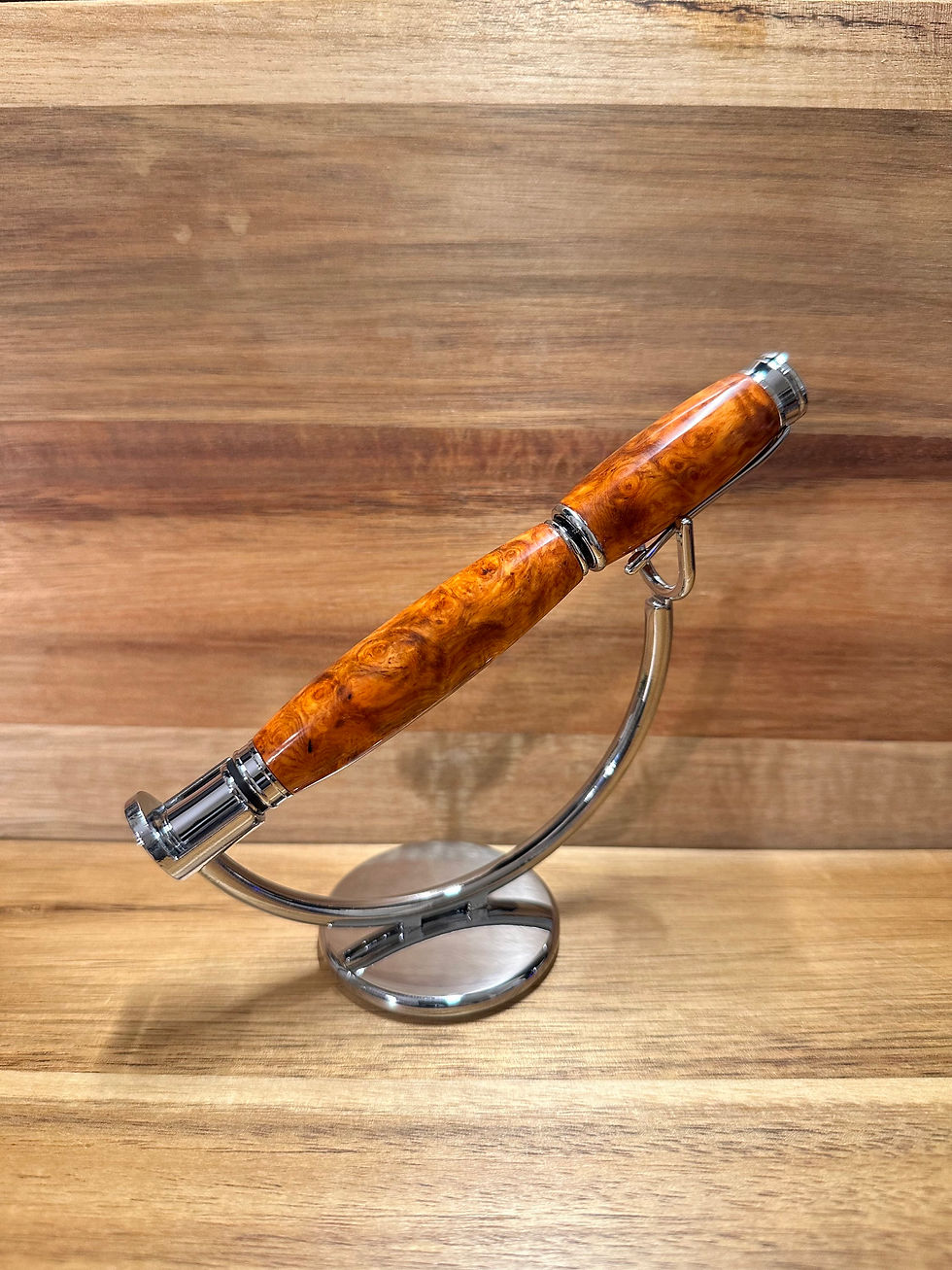 Thumbnail: Executive Rollerball in Exhibition Grade Amboyna Burl