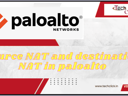 Source NAT and destination NAT in paloalto