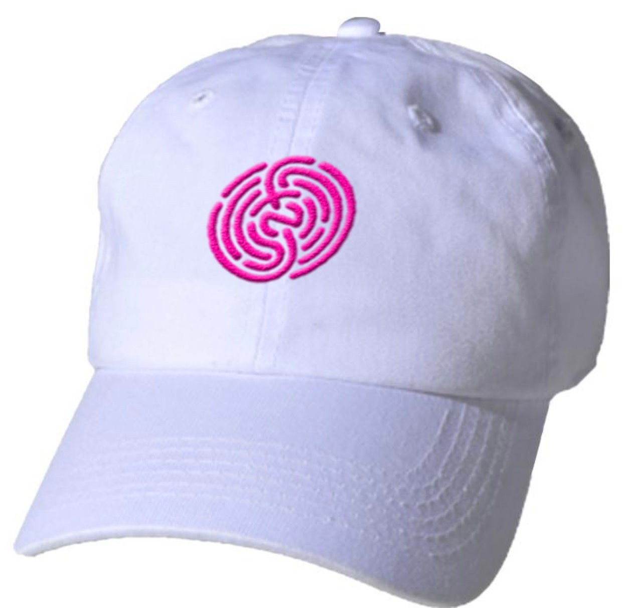 WHITE&PINK DAD HAT
