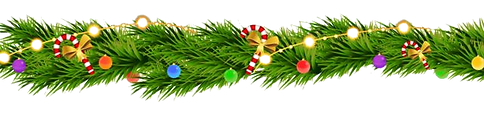 Guirnalda De Navidad PNG ,dibujos Navid