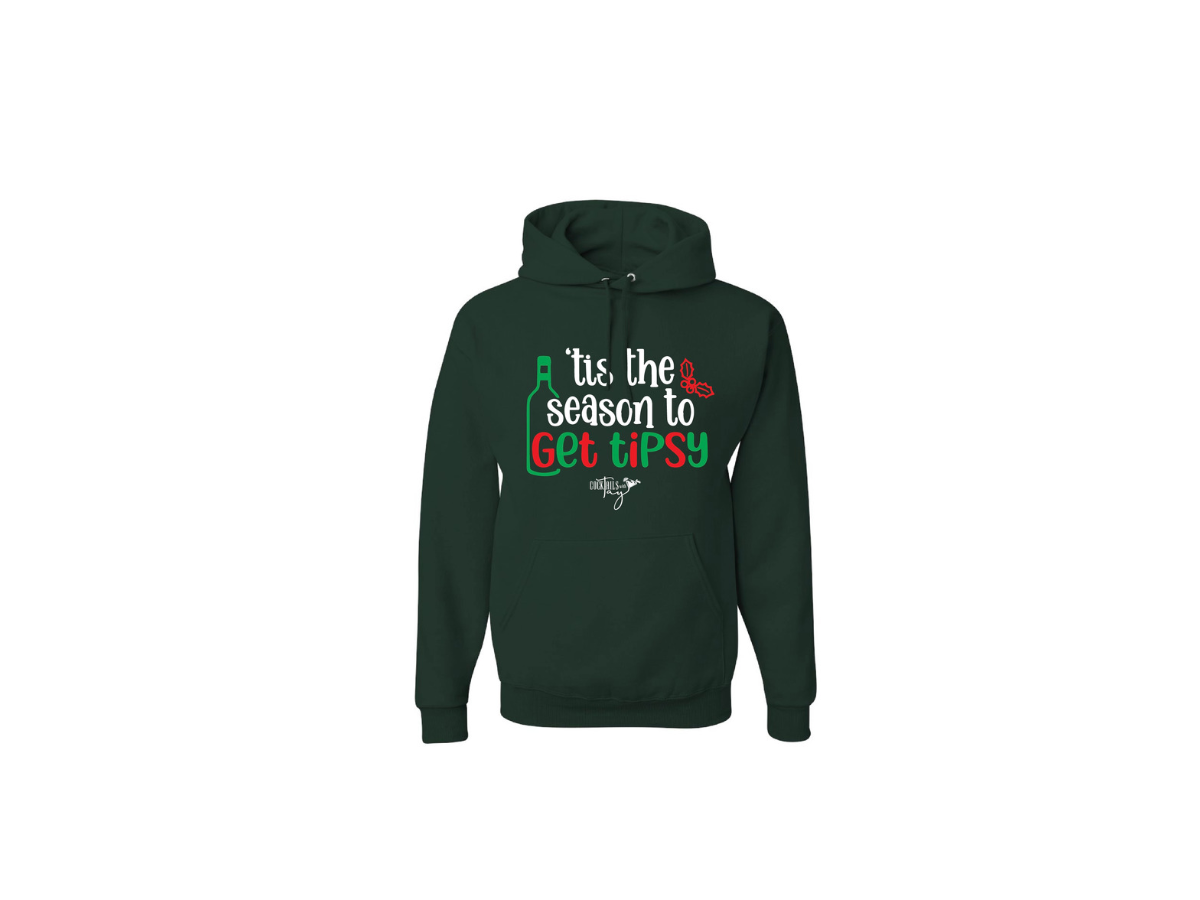 Tipsy Season Christmas Hoodie
