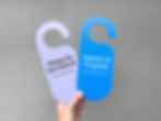 Custom Acrylic Personalised Door Hanger