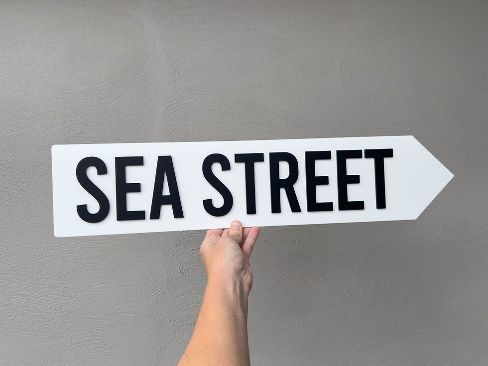 Custom Street Sign