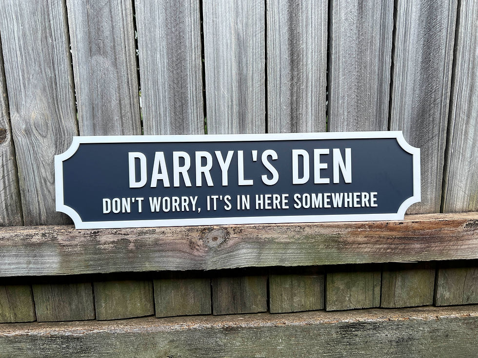 Thumbnail: Newport personalised vintage acrylic sign bar man cave restaurant custom made sign