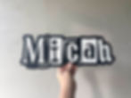 Retro Graffiti Style 3D Name Plaque