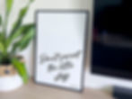 Custom Text Handwritten Quote Sign