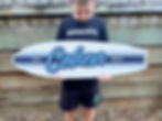 Old School Vintage Personalised Surfboard