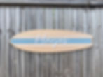 Wooden Retro Surfboard Sign