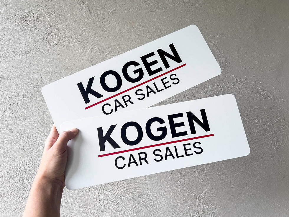 Thumbnail: Personalised Logo Plates