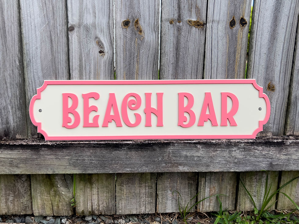 Thumbnail: Beach Bar Sign