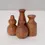 Thumbnail: Wooden Hand-made Flower Vase Solid Wood Flower Vase Table Decoration Retro Hand-