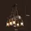 Thumbnail: Vintage Retro Wooden LED Ceiling Lamp Antique Industrial Chandelier Lighting LOF