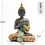 Thumbnail: Large Buddha Statue Thailand Buda Buddha Sculpture Green Resin Handmade Buddhism