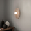 Thumbnail: Retro wooden wall lights Unique MQuan Circle wall lights home Decoration Wall Sc