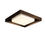 Thumbnail: Led Modern Square Wooden Ceiling Lamp Luxury Solidwood Ceiling Mounted Light Fix