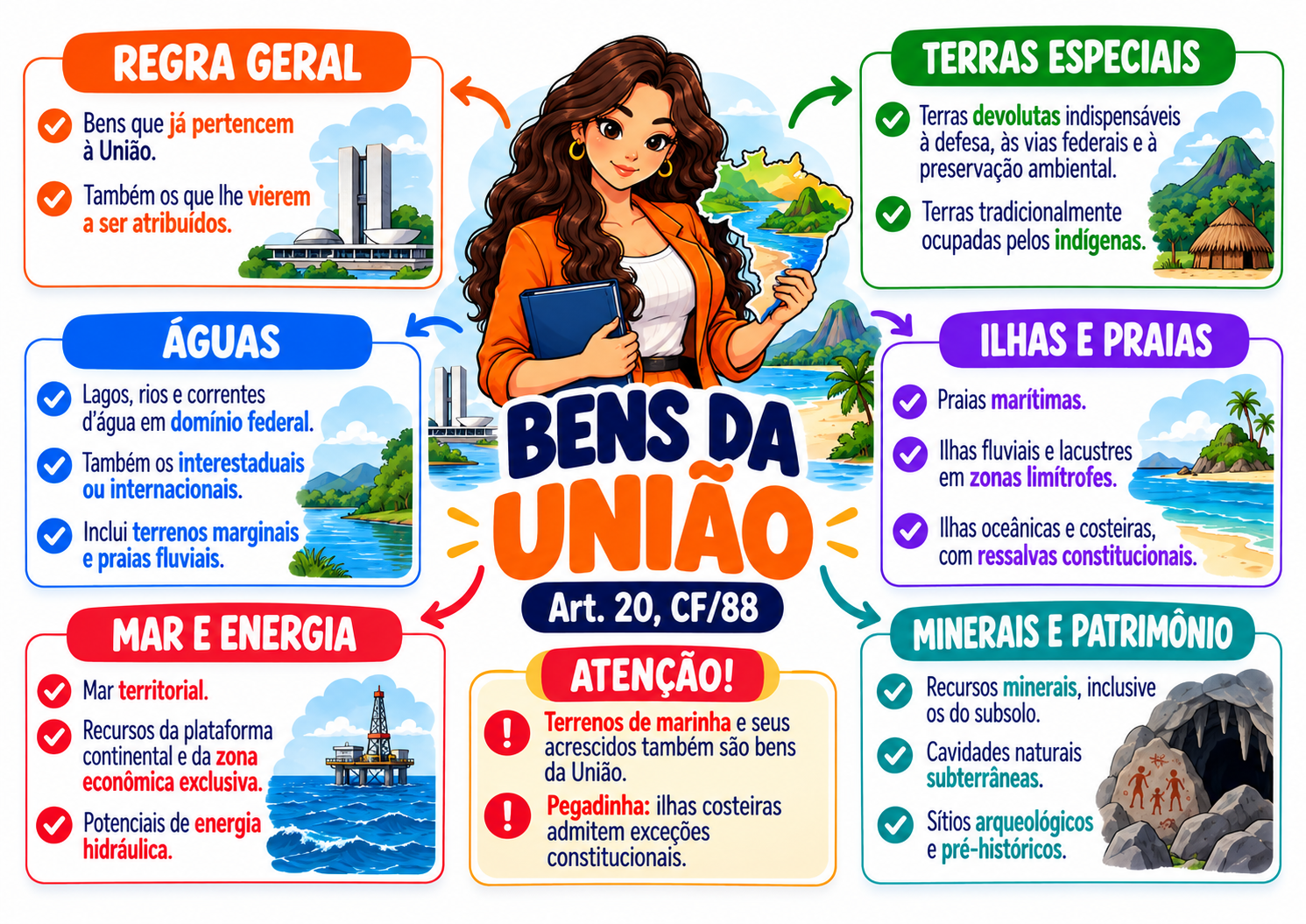Amostra real 8 dos mapas de Direito Constitucional