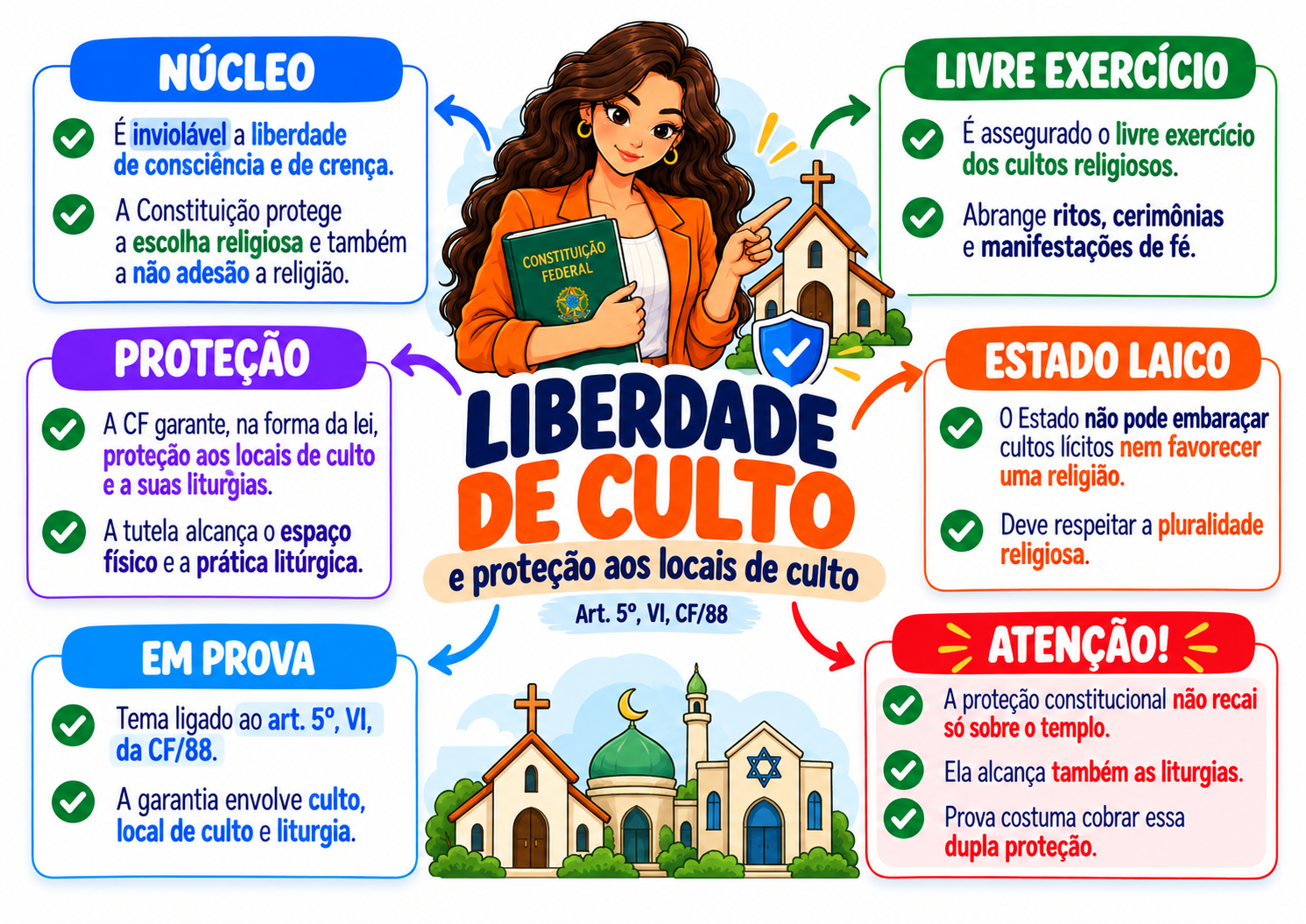 Amostra real 4 dos mapas de Direito Constitucional