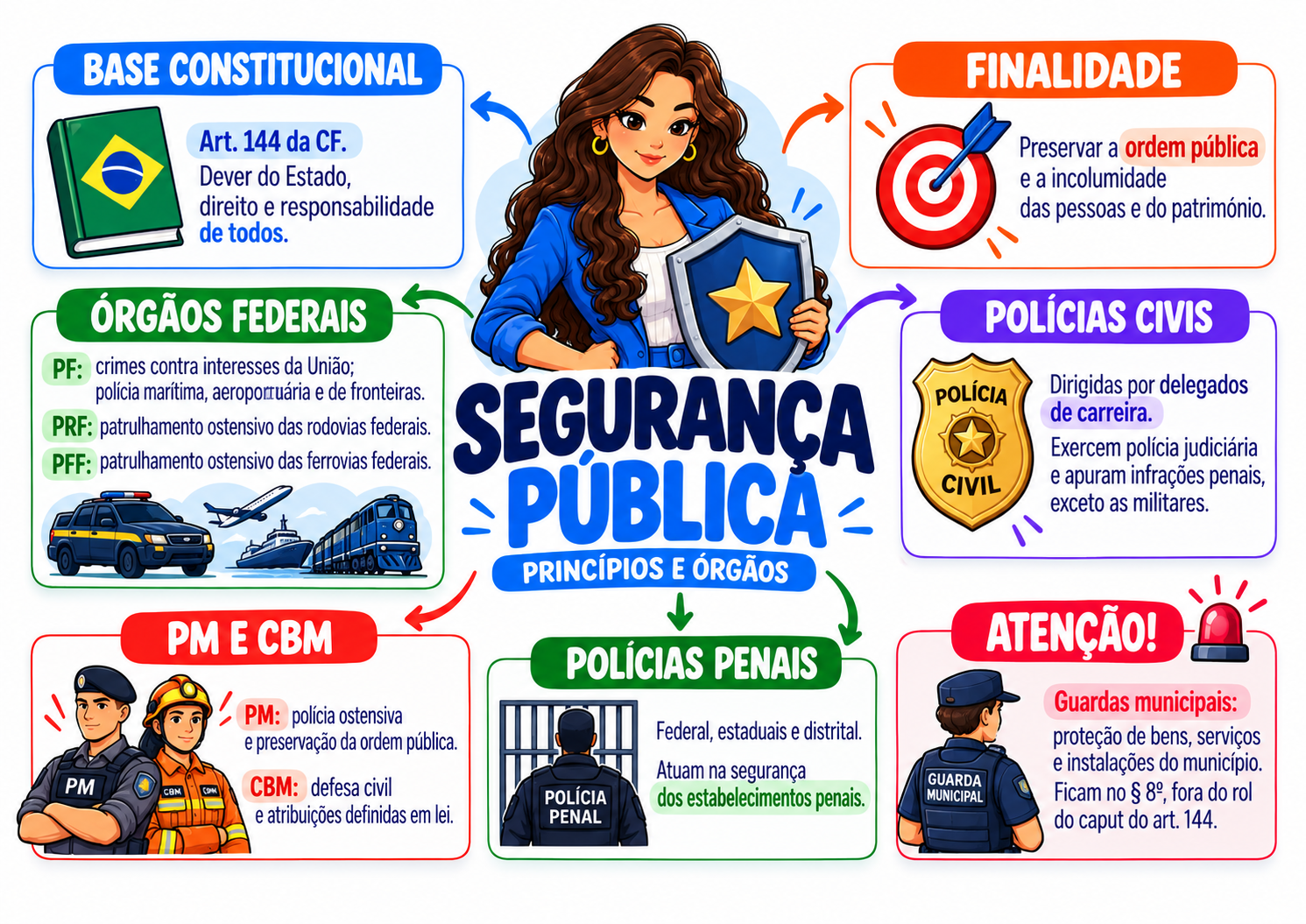 Amostra real 15 dos mapas de Direito Constitucional