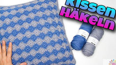 Diamant Kissen - Häkeln | Dekoration | Harlekin Stich