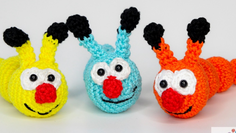 Kostenlose Häkelanleitung: Baby Raupen häkeln