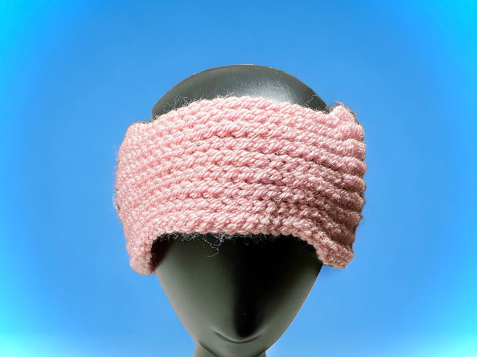 Miniaturbild: Stirnband in Strickoptik - Häkelanleitung DE|ENG