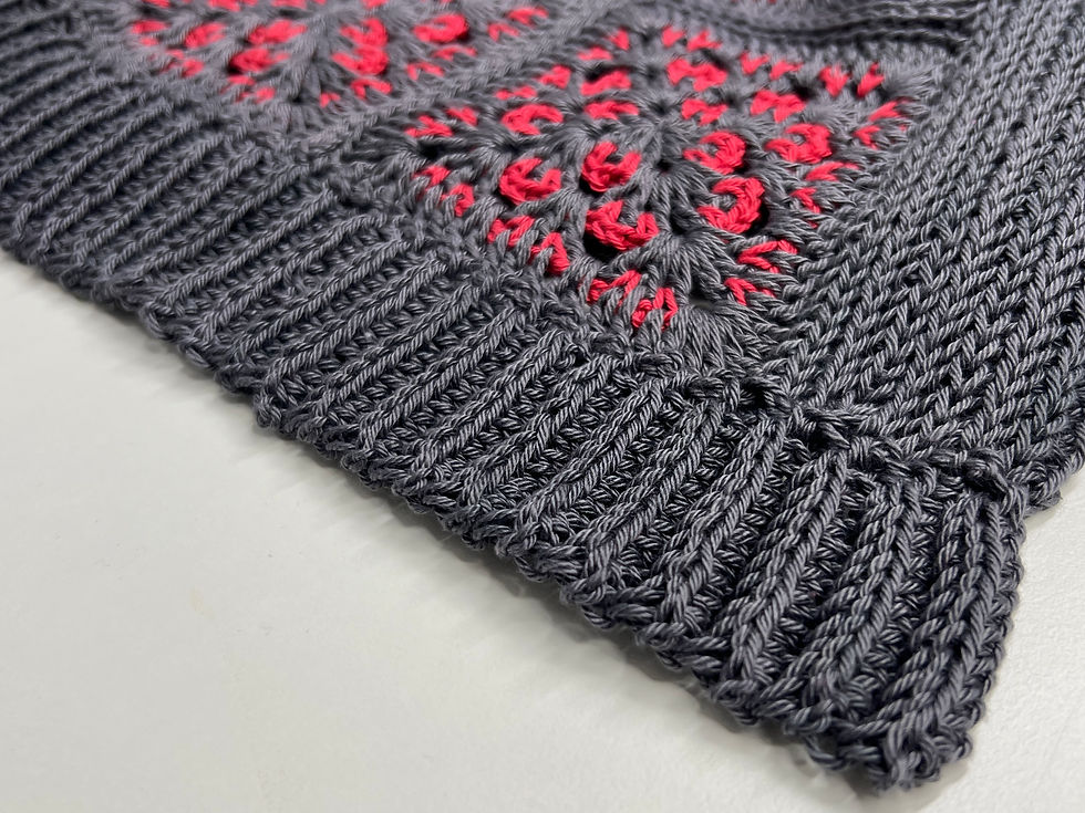 Miniaturbild: Pfau-Granny Square Jacke - Häkelanleitung | Unisex | Universal