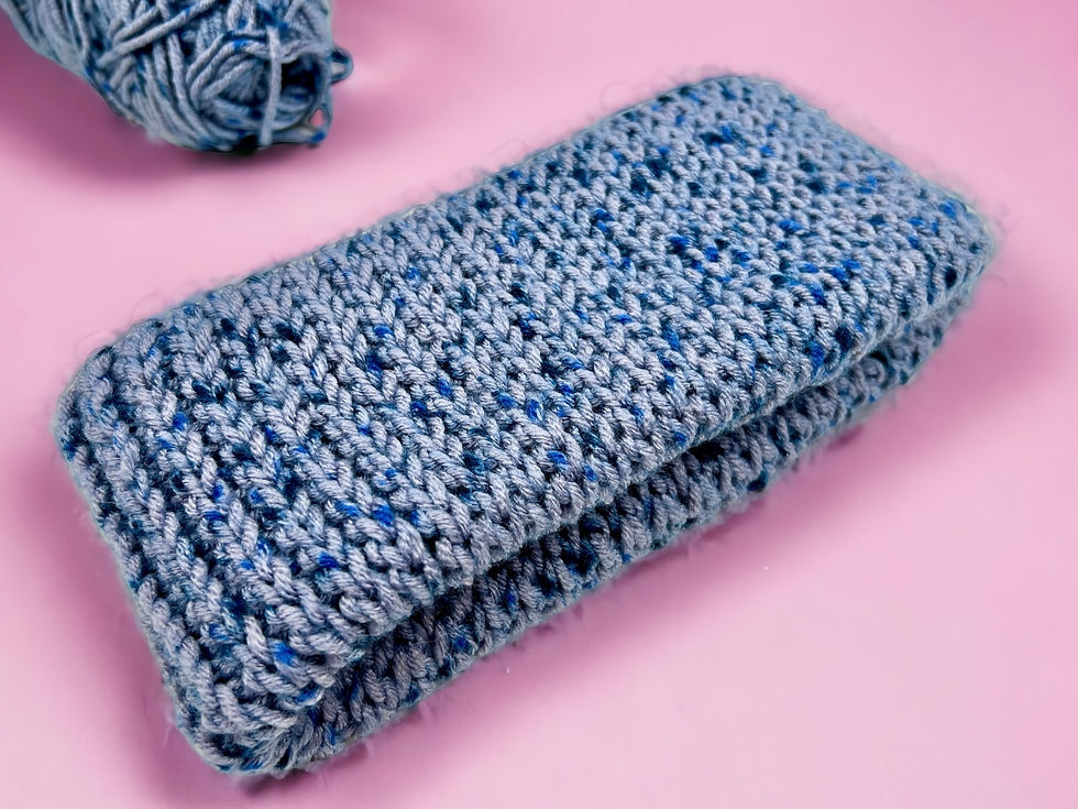 Miniaturbild: Winterliches Stirnband Set - Häkelanleitung DE|ENG