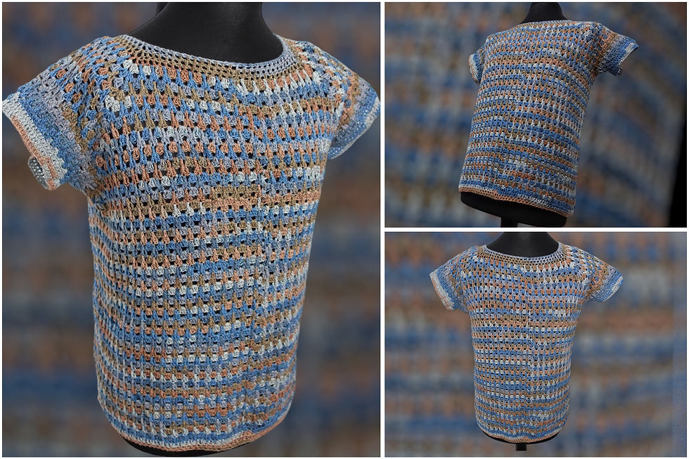 Miniaturbild: Set Tiffany Hose und Sweater - Häkelanleitung