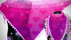 Häkelanleitung: Dreickstuch - love is love häkeln 