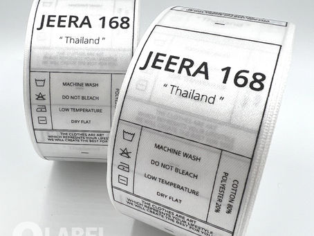 ป้ายคอเสื้อ ต้อง..QLABEL เท่านั้น