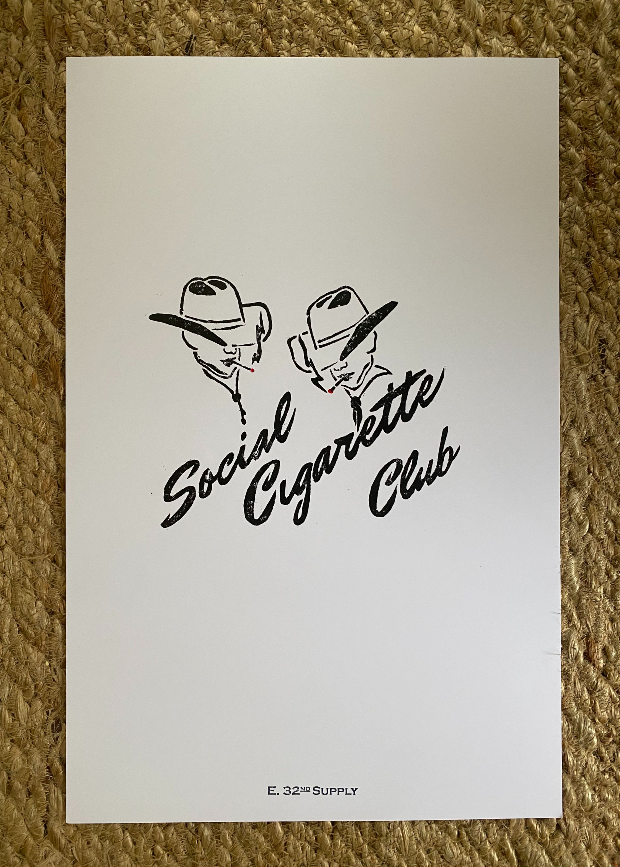 Social Cigarette Club Poster