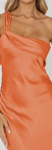 Sunset Satin Maxi Dress