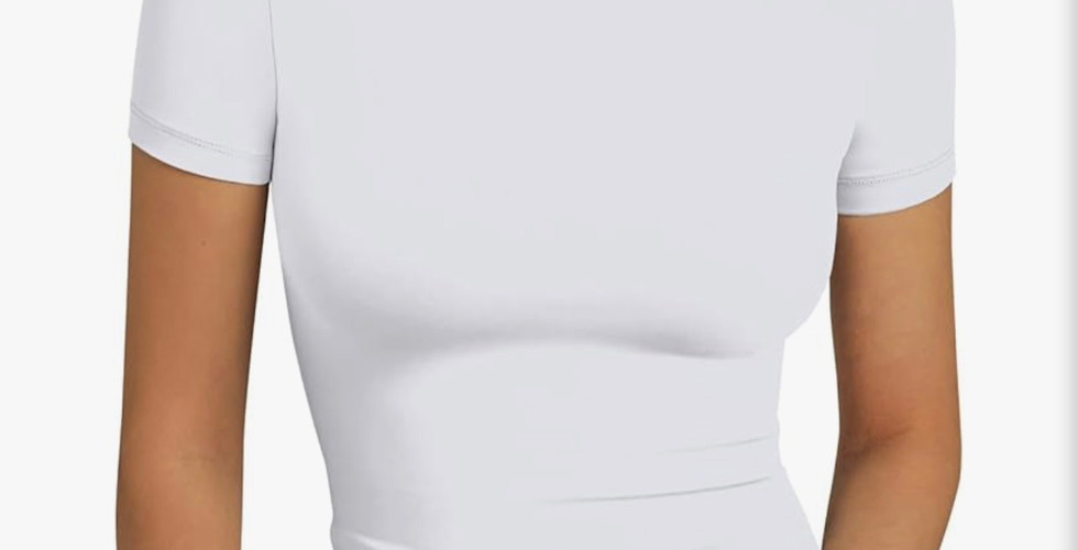 Amazon White Plain Tee Shirt