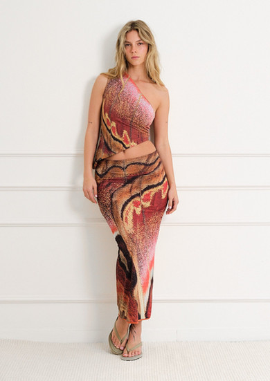 REVOLVE Butterfly Matching Skirt Set