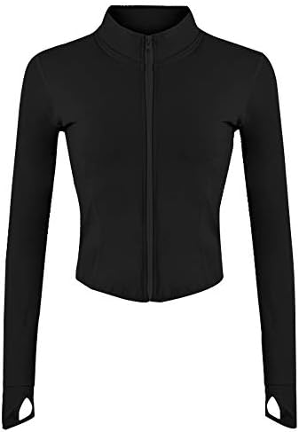 Black Tight Workout Jacket