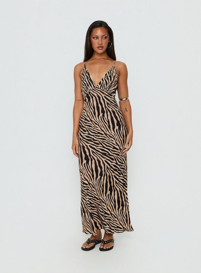 Princess Polly V Neck Maxi Dress