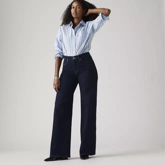 Levi 318 Shaping Wide Leg Jeans