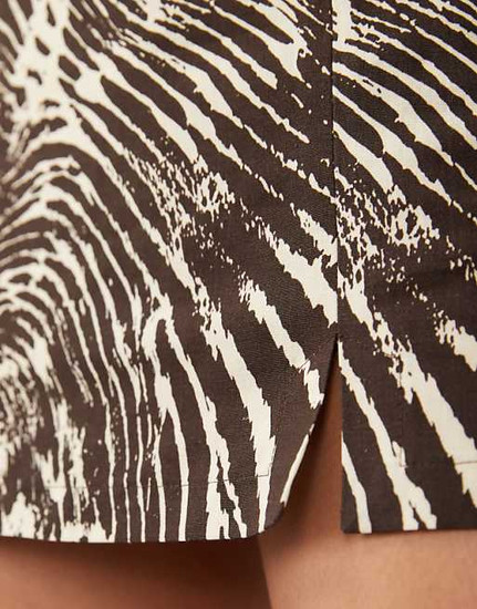 ASOS Zebra Mini Skort
