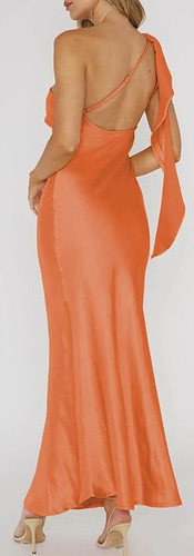 Sunset Satin Maxi Dress