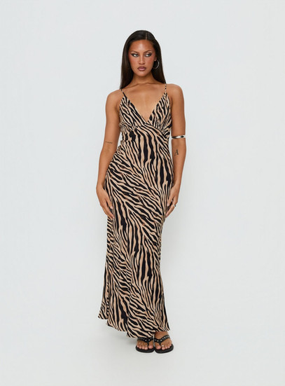 Princess Polly V Neck Maxi Dress