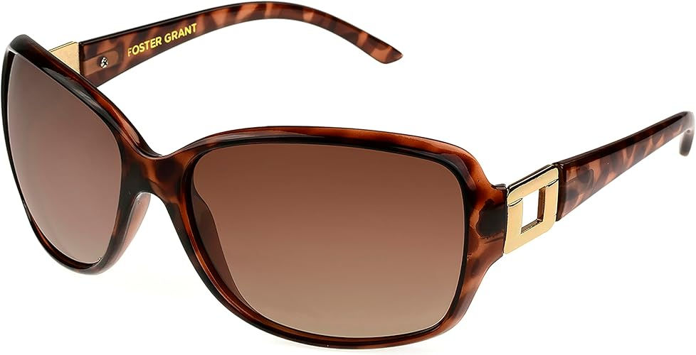 Tortoise shell round sunglasses