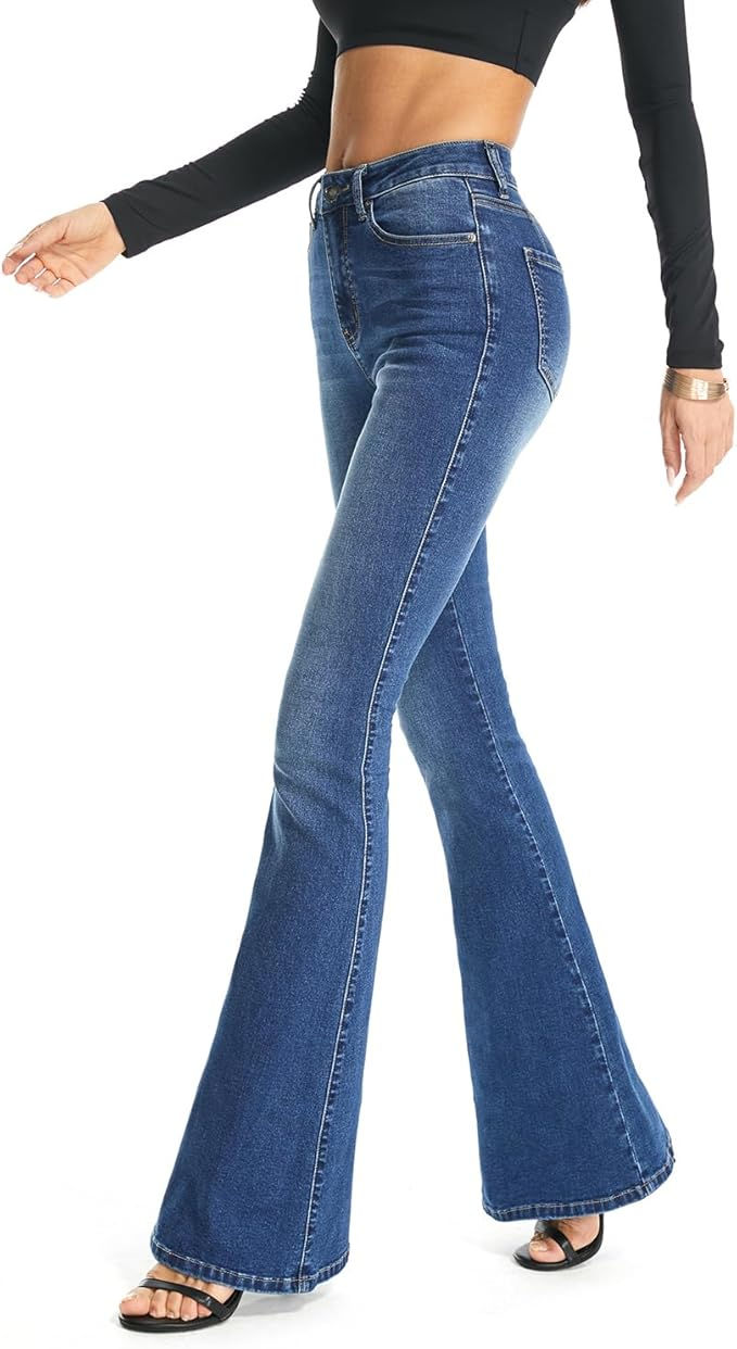Shaping bootcut flare jeans
