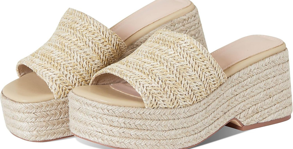 Amazon Woven Platform Sandals
